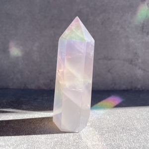 エンジェルオーラローズクォーツ タワー 43✧Angel Aura Rose quartz✧天然石・パワーストーン