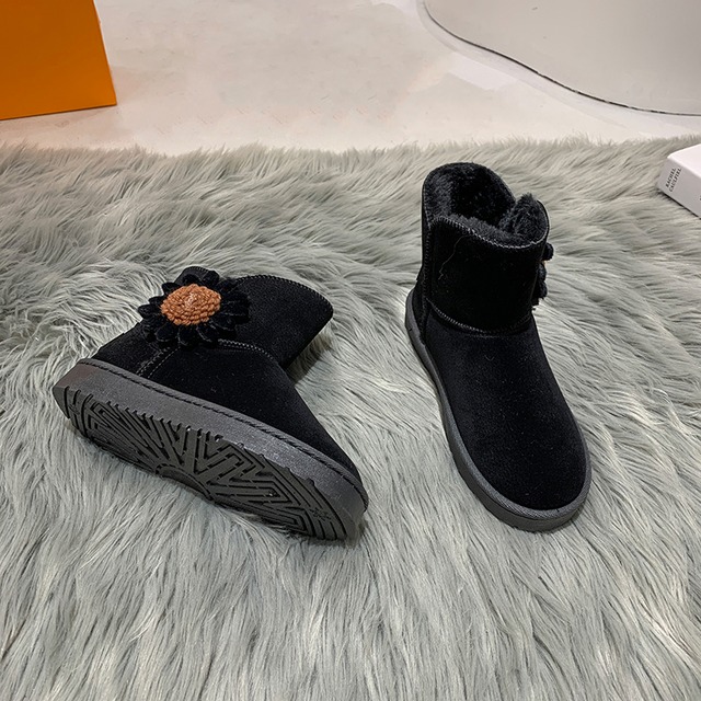 ブーツレッドベルベットカジュアル半袖スリーブ 靴 シューズ ショート コットン ハーフスリーブ 大人ガーリー スウィート キュート フェイクシューズ83292786363