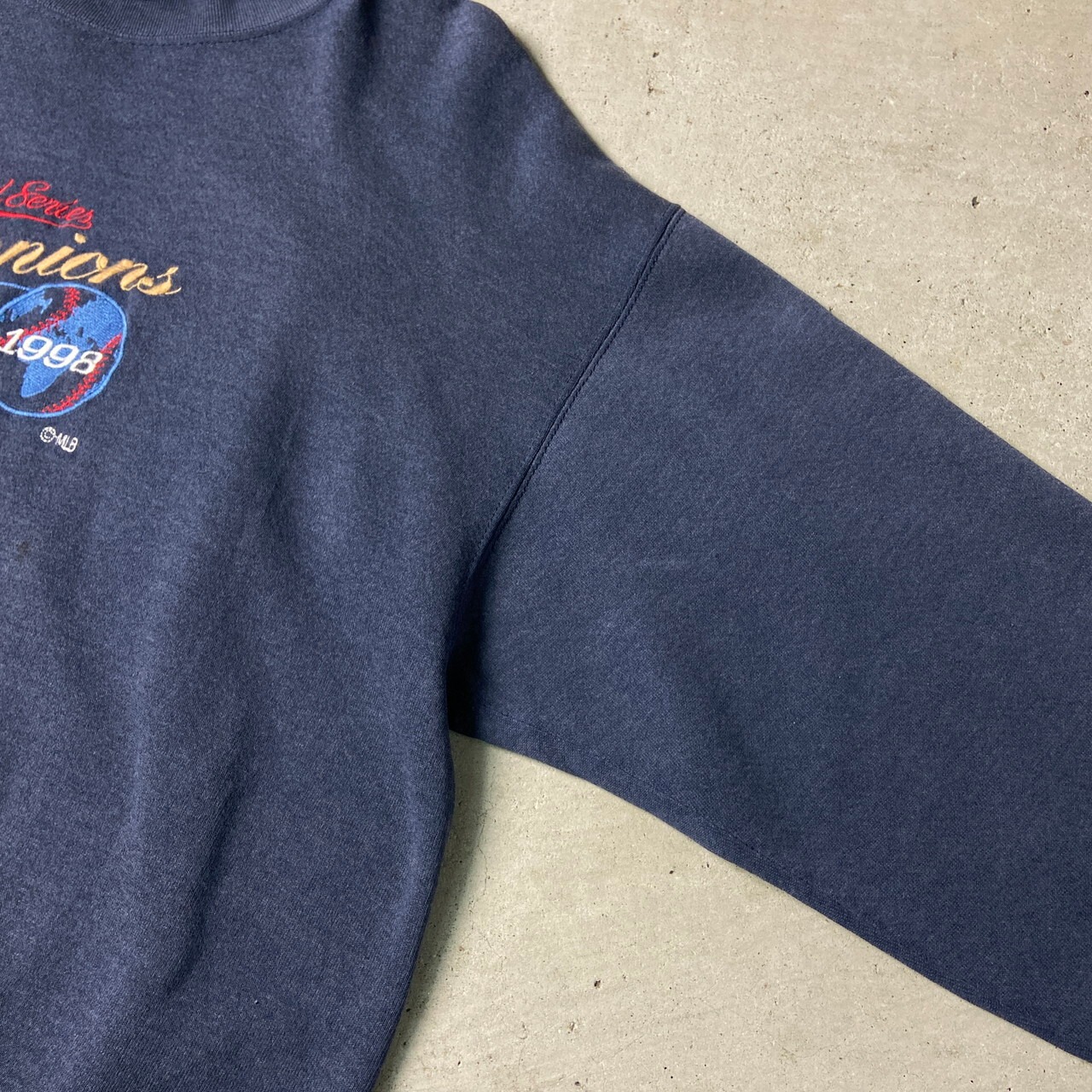 90年代 USA製 Lee リー MLB NEW YORK YANKEES チームロゴ 刺繍 