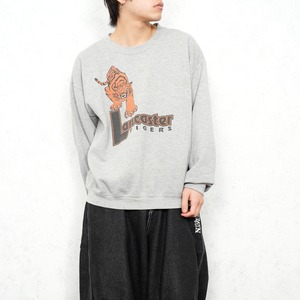 USA VINTAGE GILDAN ANIMAL PRINT DESIGN SWEAT SHIRT/アメリカ古着アニマルプリントデザインスウェット