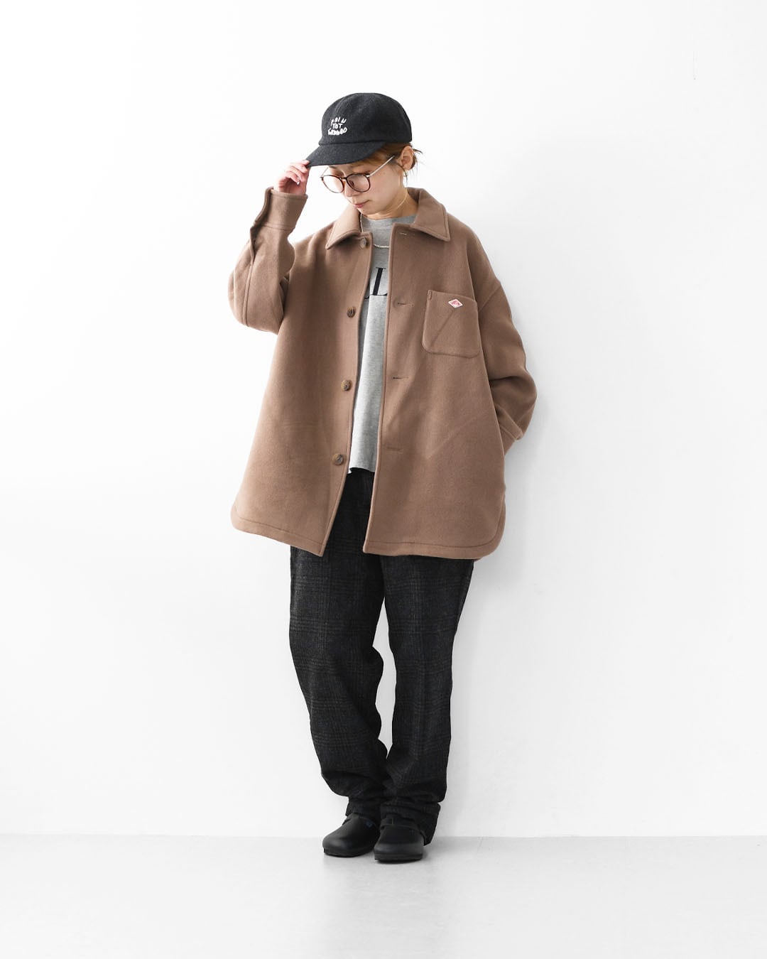 DANTON [ダントン] WOOL MELTON SHIRT BLOUSON [DT-A0710MEW] ウール