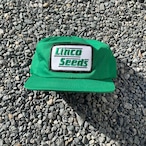 Vintage K-Products Farmer trucker hat made in USA "Linco Seeds"
