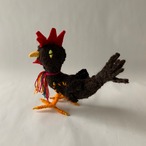 Hand Stitched Animal _02（ハンドメイドによる動物の置物/ニワトリ）