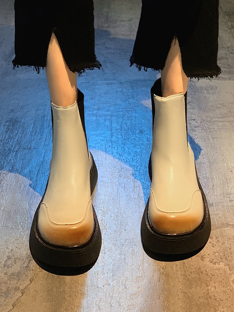 スタンダードショートブーツ薄手ウィンター レトロ 靴 シューズ 冬物 フェイクシューズ20938303236