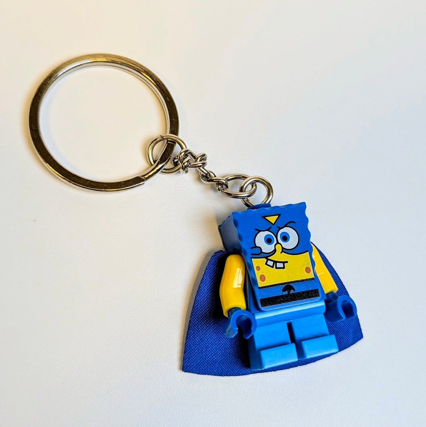 ♧【ブロックフィギュアキーホルダー】 SpongeBob SquarePants