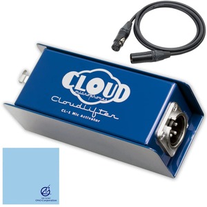 【新着特価】Cloudlifter CL-1 by Cloud Microphones クラウドマイクロフォン クラウドリフター マイクアンプ マイクプリアンプ アクティベーター マイクブースター【日本語導入ガイド オリジナルクロス付き】国内正規品 (CL-1＋CANARE 0.5mｹｰﾌﾞﾙ)