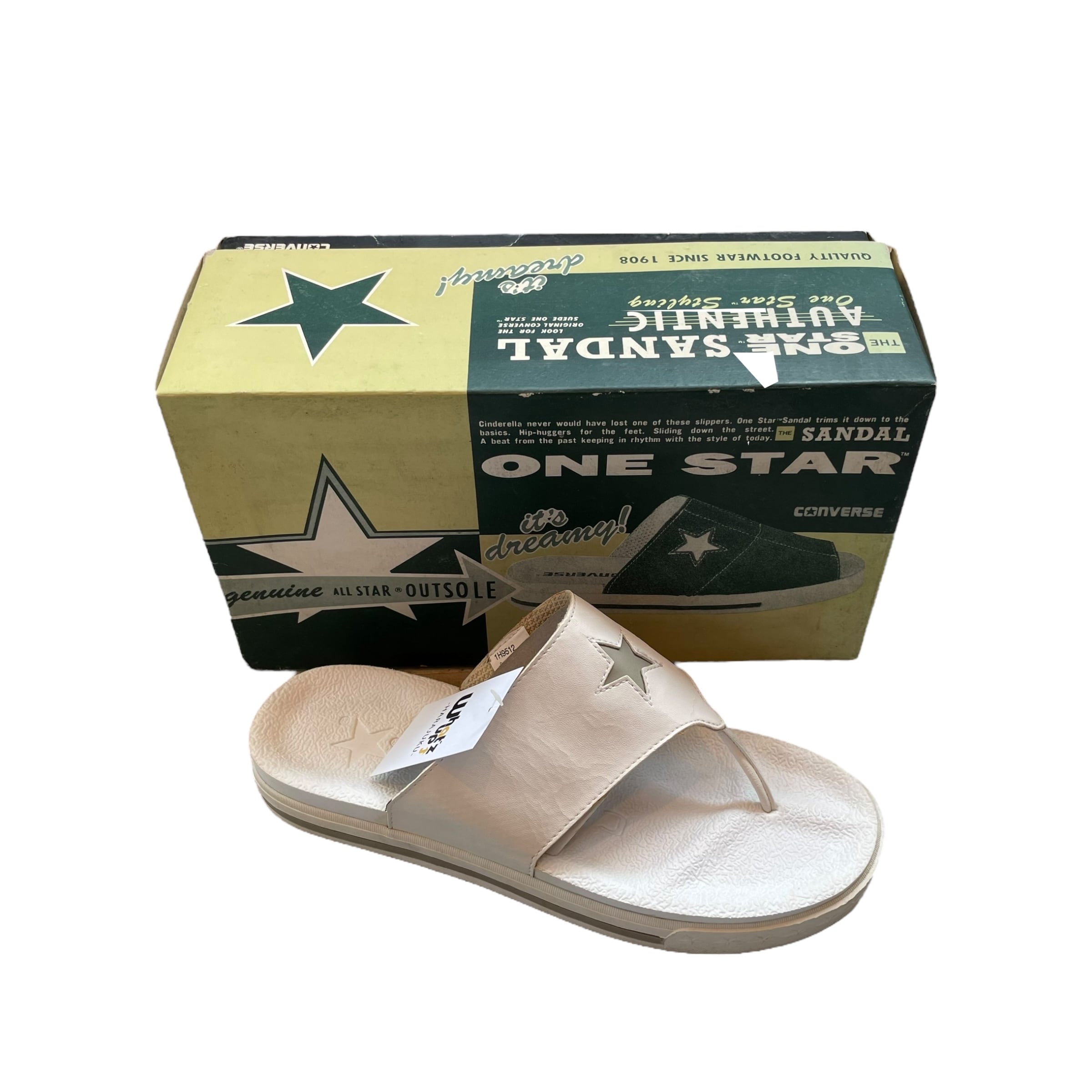 Deadstock!! 1990s CONVERSE ONESTAR Sandal "WHITE TAUPE"