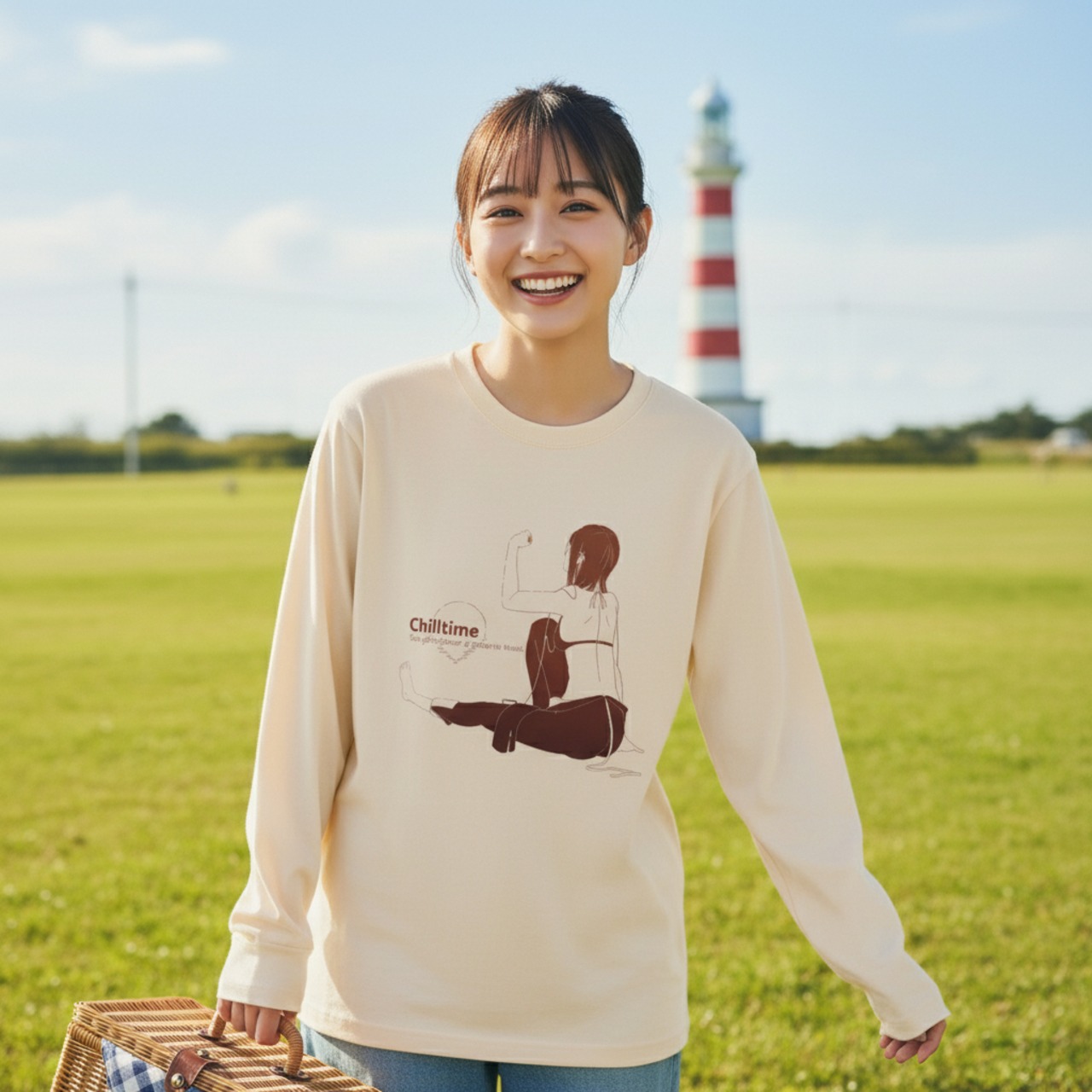 Chilltime-ロンT(ナチュラル) - 1
