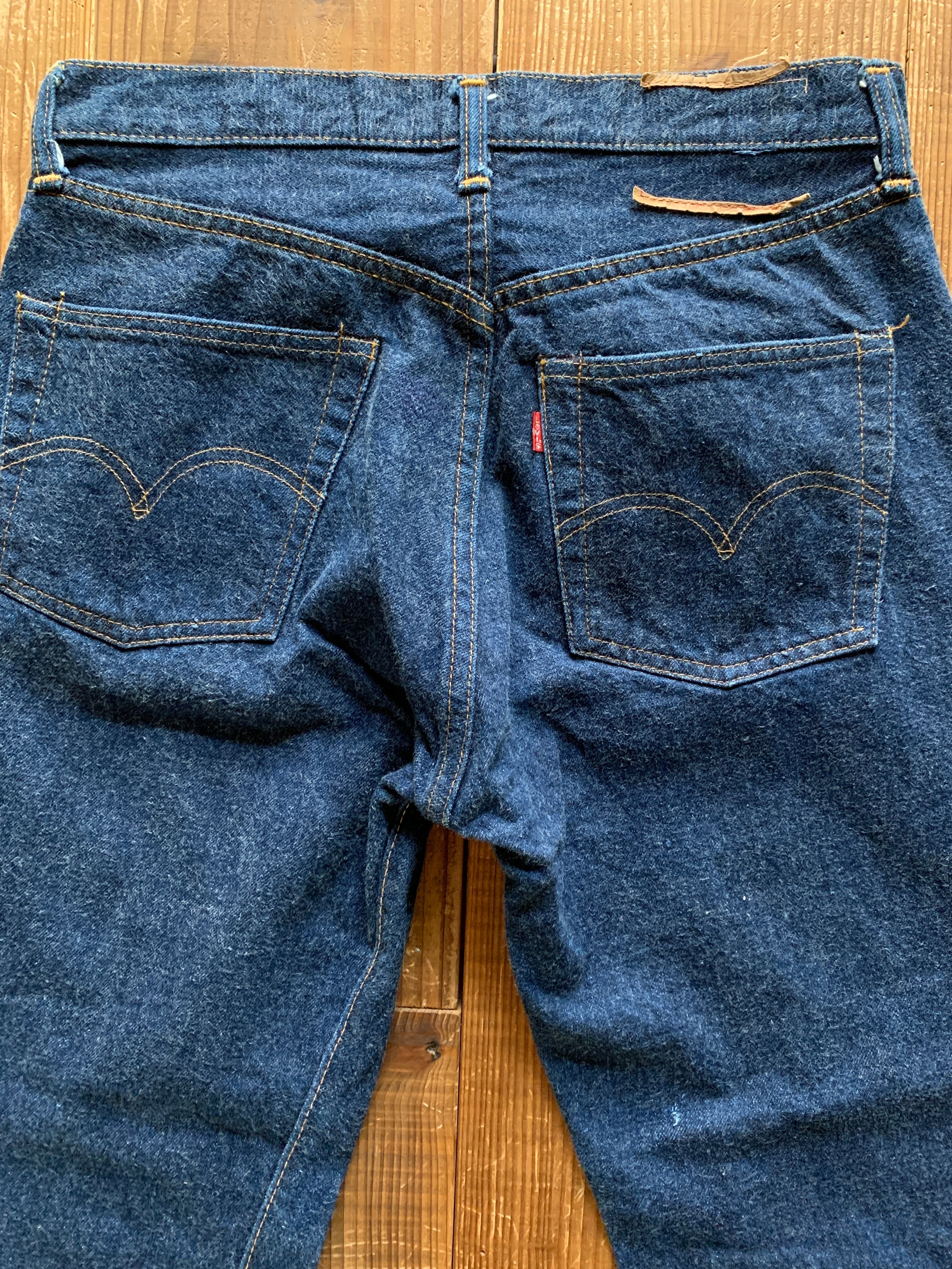 70's Levi's 501 66前期 デニムパンツ ほぼDEAD 濃紺 スレキスタンプ 実寸(W32×L28.5) | Garage  Vintage Clothing powered by BASE