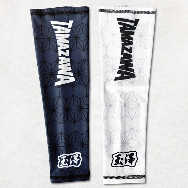 玉澤アームスリーブ TAS-001 両手セット｜麻の葉模様昇華デザイン