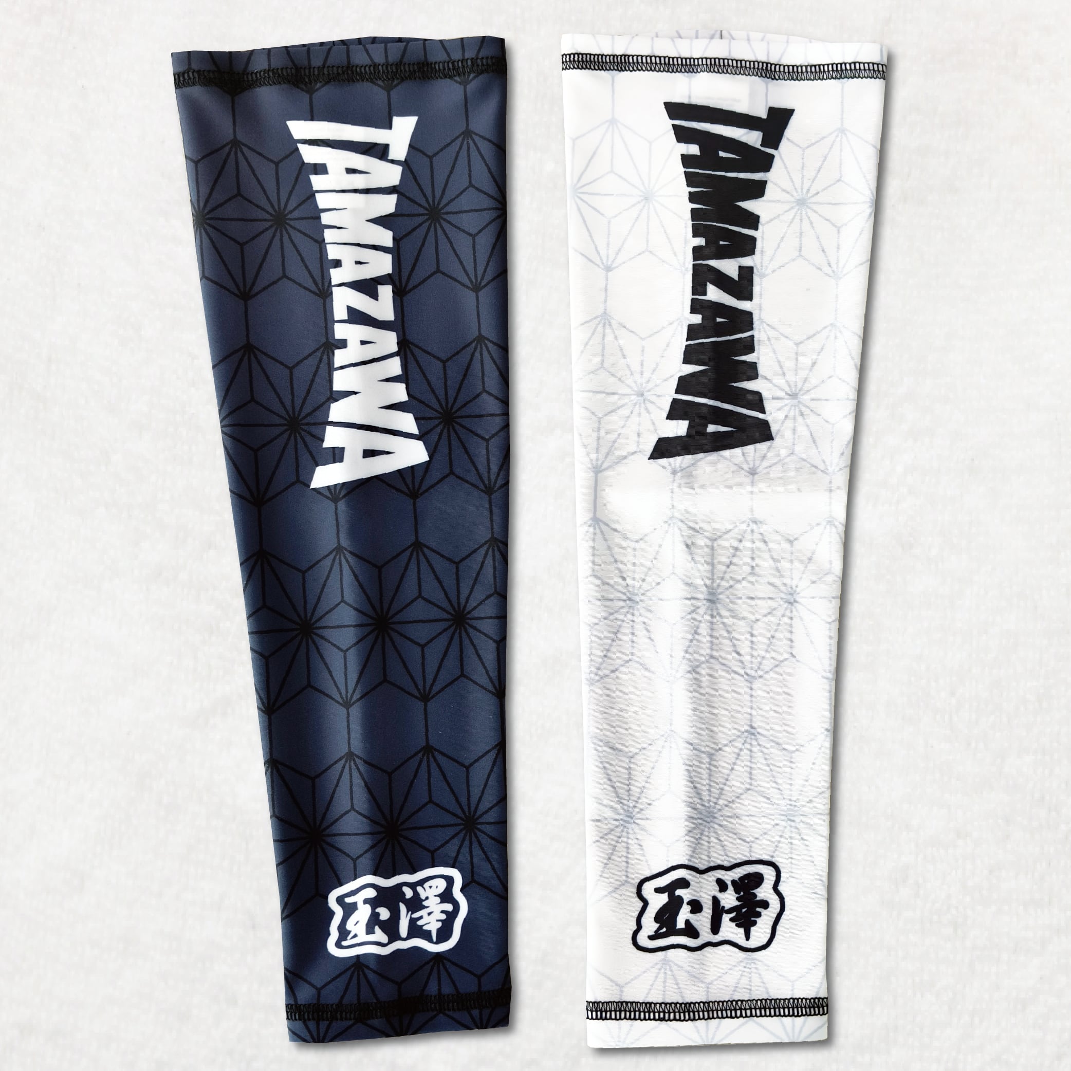 玉澤アームスリーブ TAS-001 両手セット|麻の葉模様昇華デザイン