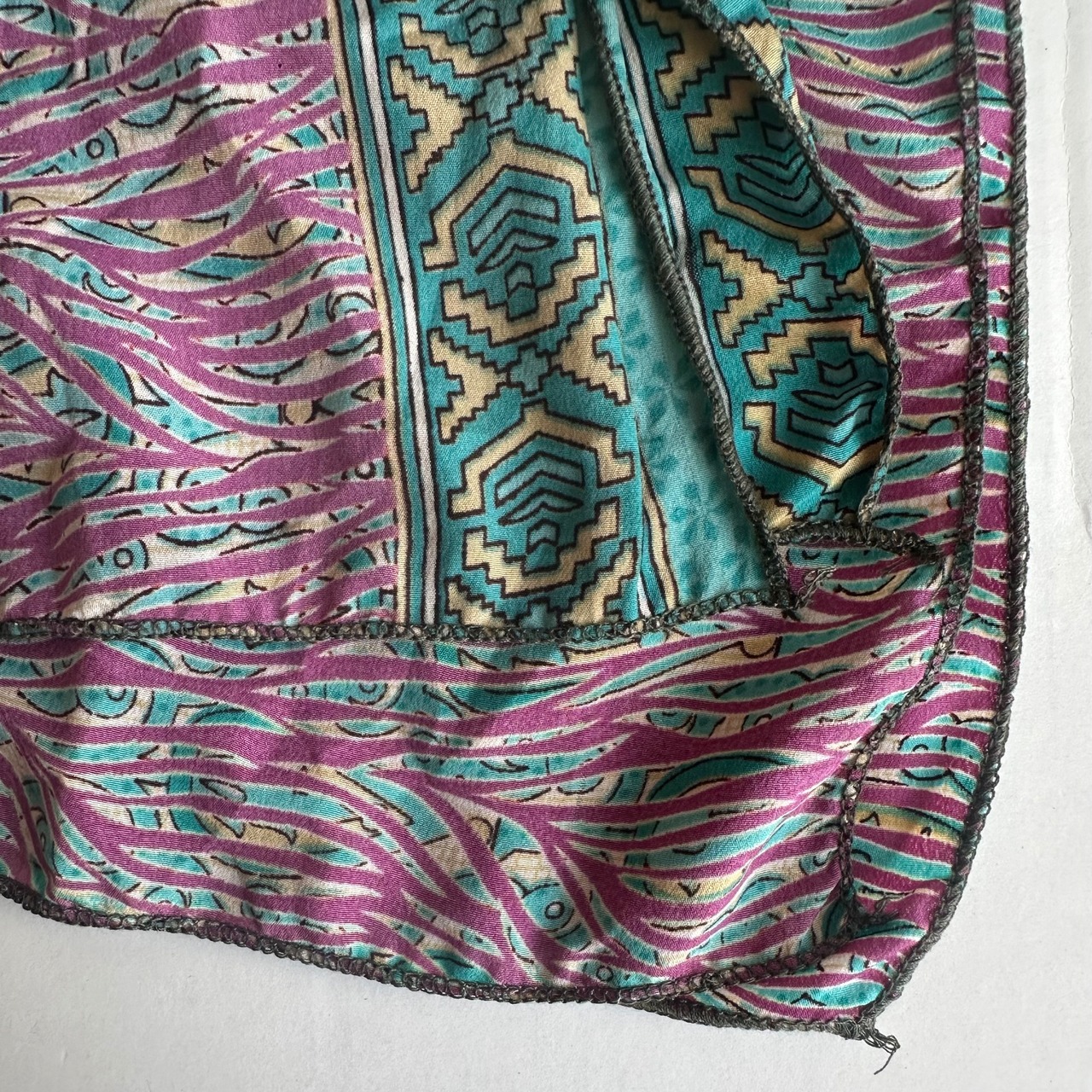 No.008 | リサイクルサリースカーフ Sサイズ