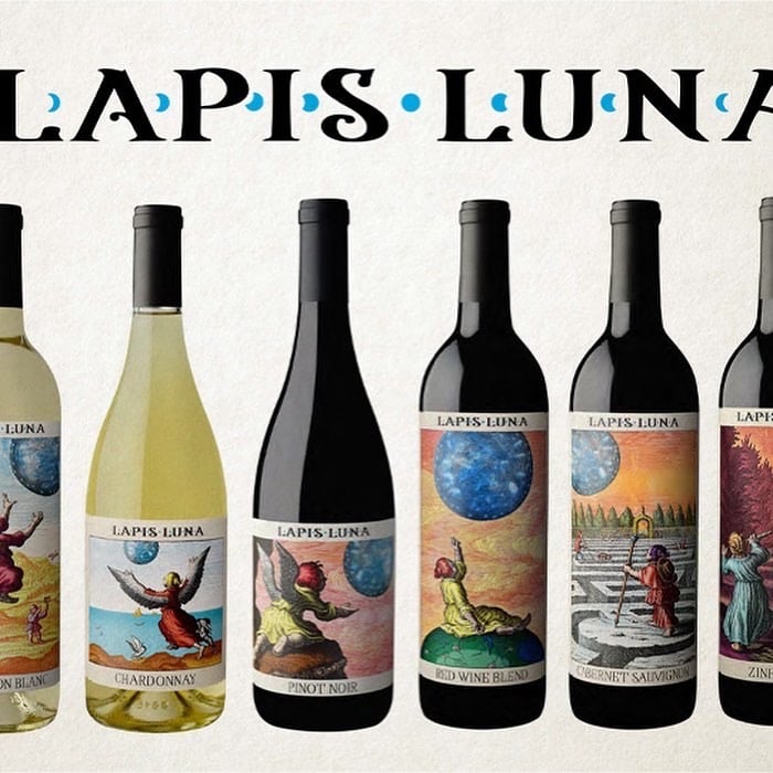 ラピス・ルナ・ピノ・ノワール/ラピス・ルナ・シャルドネ 750ml 赤/白２本 ラピス・ルナ・シャルドネ ラピス・ルナ・ワインズ 2018年 アメリカ