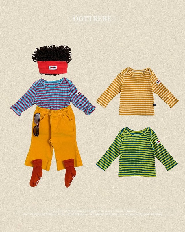 【取寄】oottbebe｜salad tee｜サラダT｜XS-XL｜kids｜26 autumn