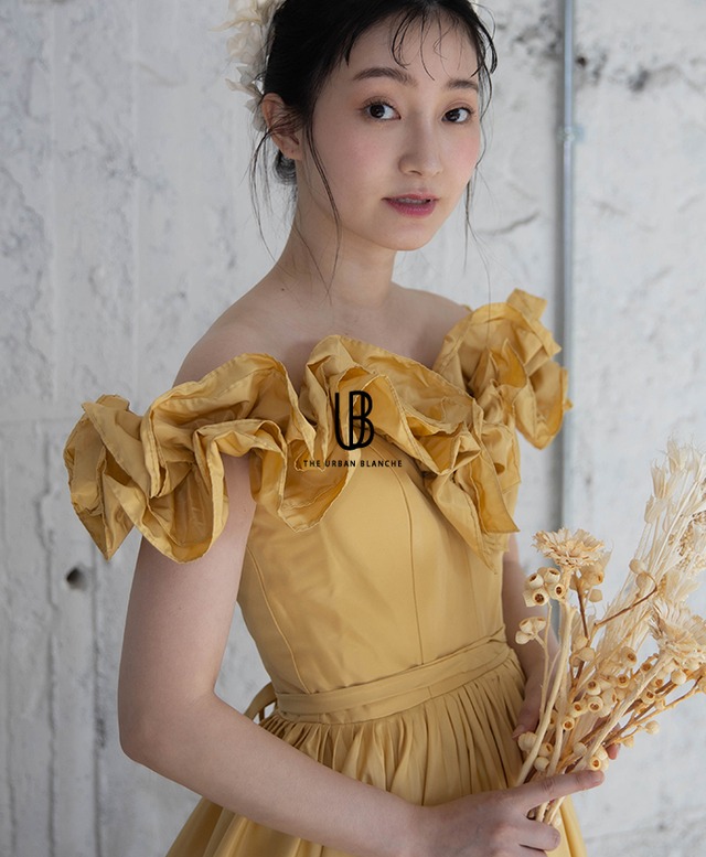 【NEW】【THE URBAN BLANCHE ORIGINAL 】 新作 vitamin dress color dress  商品番号：CD43 東京（表参道）名古屋（覚王山）大阪（南船場）