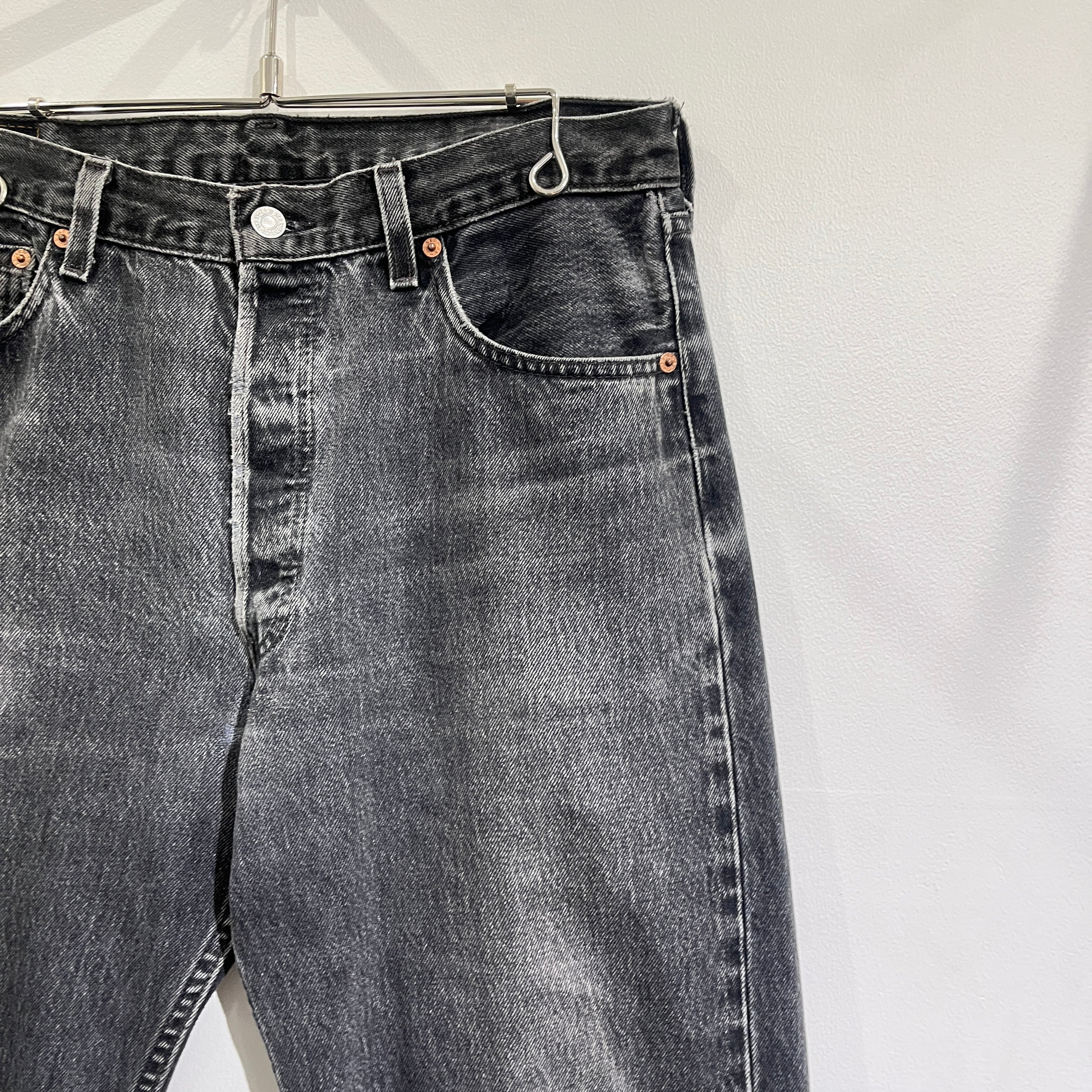 90s Levi's 501 OverDie Black Denim 90年代 リーバイス 501 ブラック