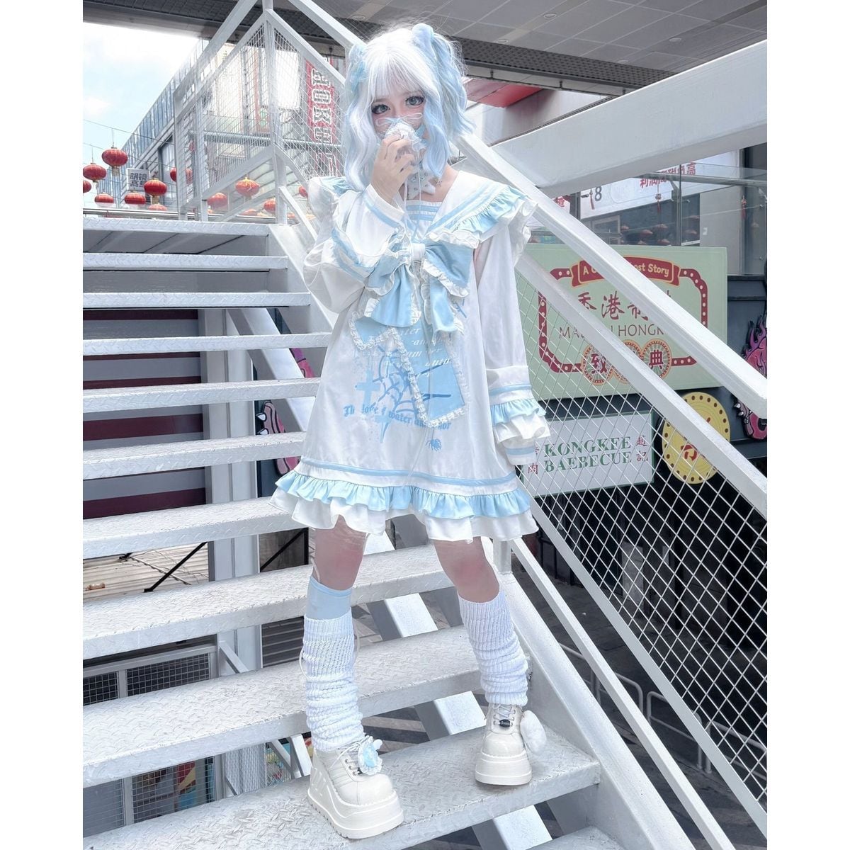 天使界隈フロントリボンワンピース | Maiden's Rêve