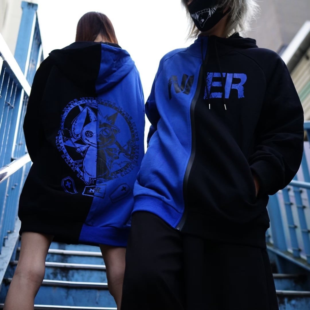 two-tone ZIP PARKA【Devil&Angel】 | NIER CLOTHING powered by BASE