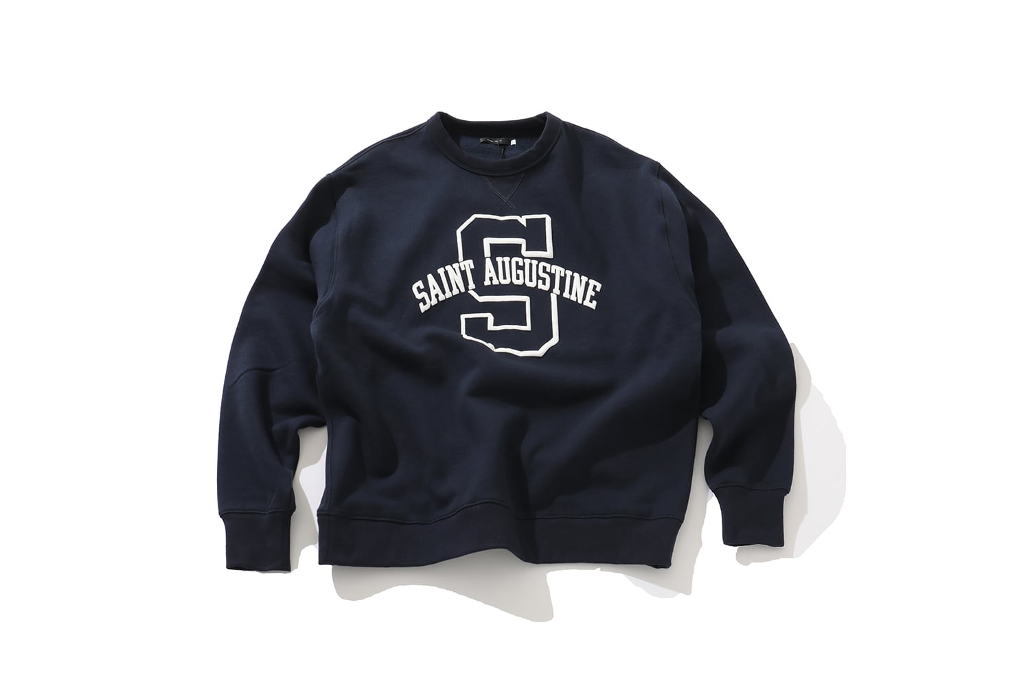 ノンピリングCT裏起毛 - ガゼット クルーネックプリントスウェット"SAINT AUGUSTIN"