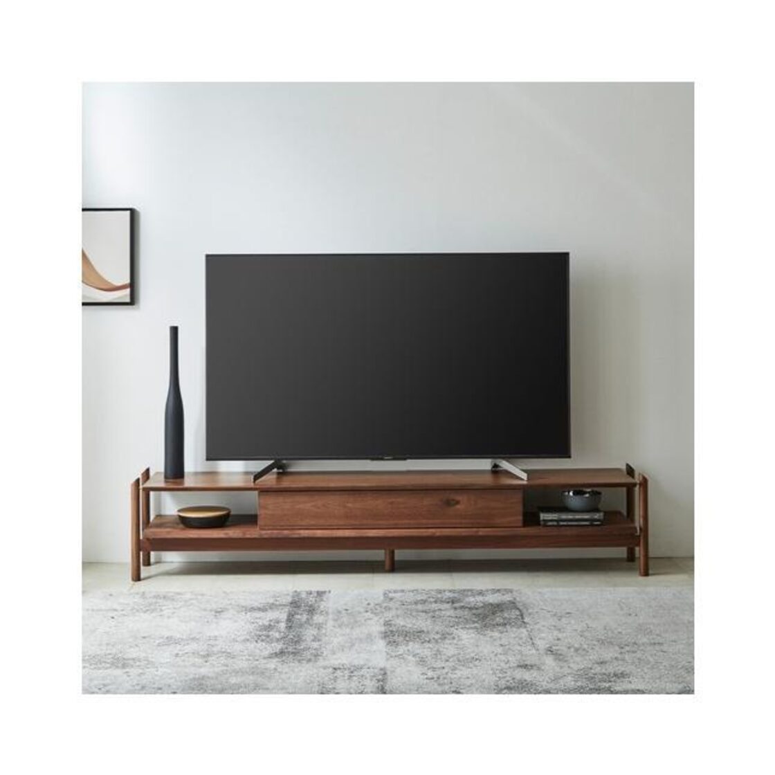 テレビボード オーク おしゃれ 200 大川家具 テレビ台 北欧 シンプル 
