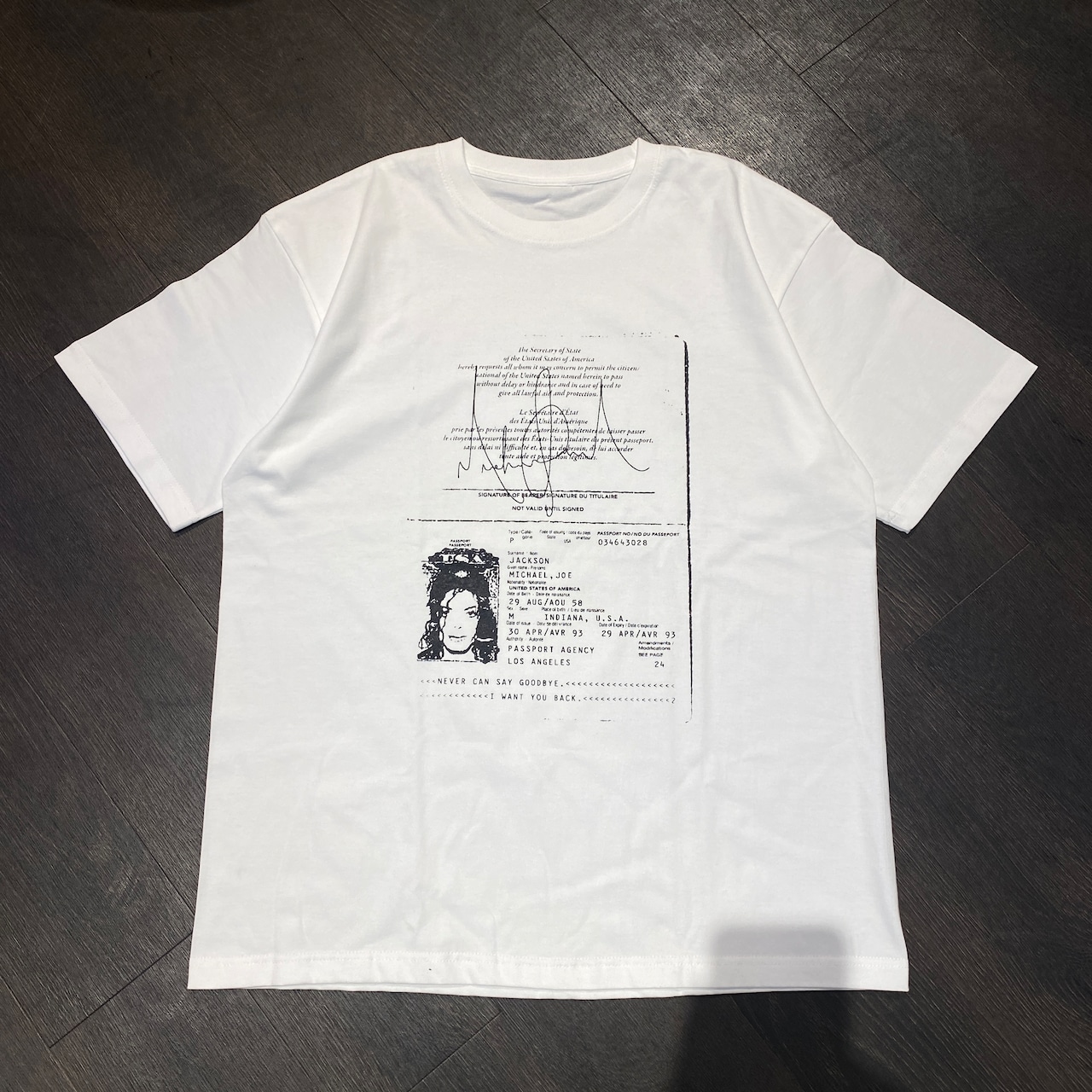 RIVERSIDE BASE 『R.I.P. MJ』 T-SHIRTS WHITE