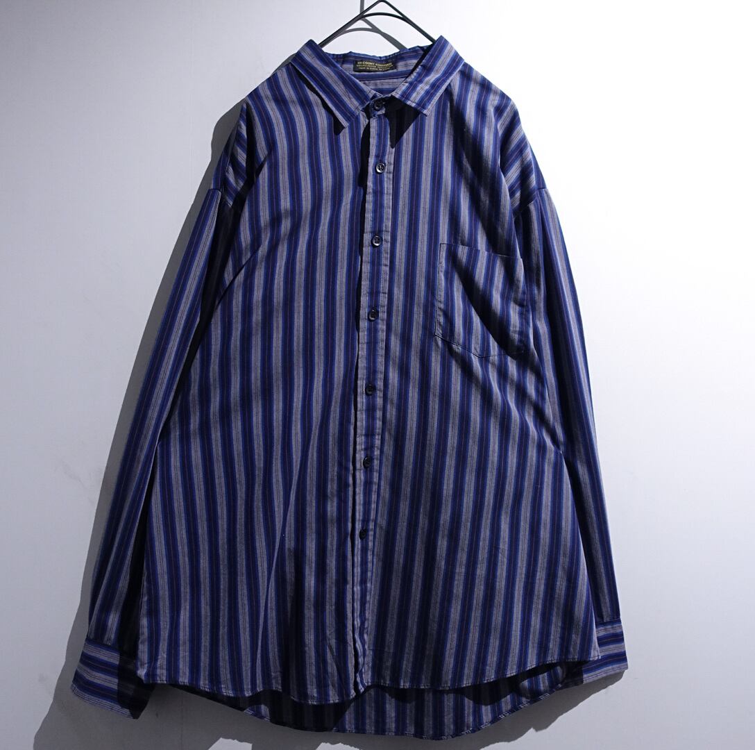 90s Multicolor Stripe Pattern Desgin Shirt