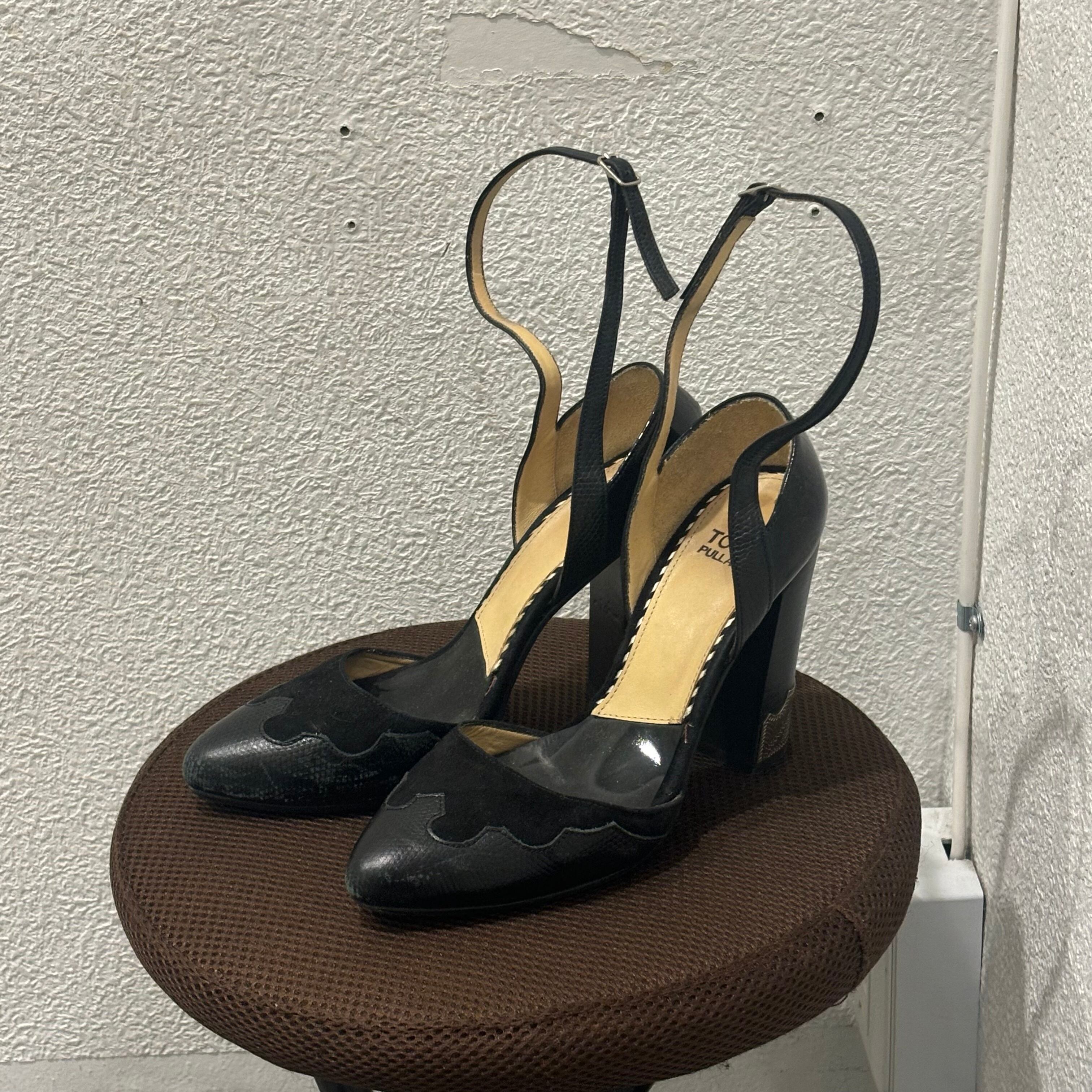 TOGA PULLA トーガプルラ パンプス シューズ ブラック SIZE.36 