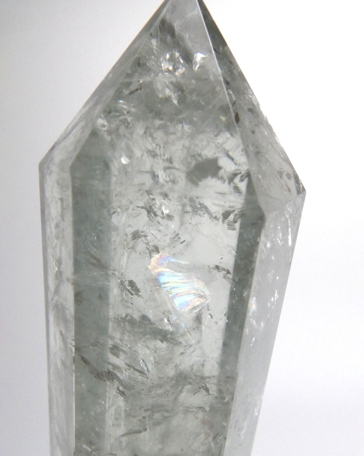 Green Amethyst グリーンアメジスト (プラシオライト) ⭓ タワー ⭔ POLISHED