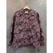 【THE END】ONE HUNDRED TIGERS Jacquard Hawaiian shirt / pink