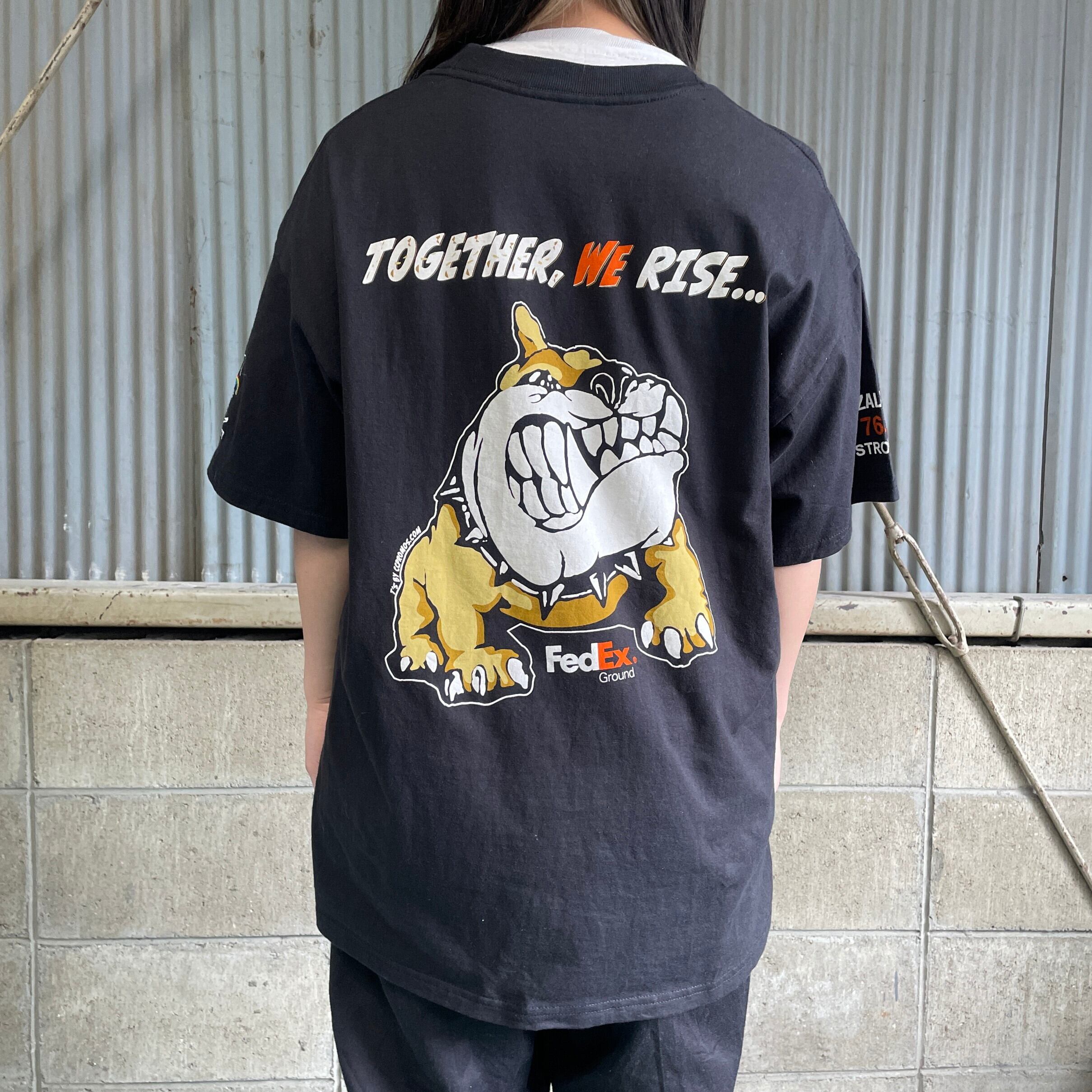FedEx フェデックス バックプリント 企業 アドバタイジング Tシャツ