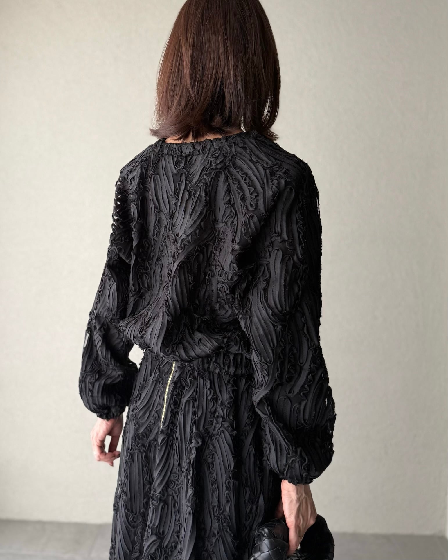 SYSORUS × akko3839 カットオフレースロングスカート B010-26 | SYSORUS