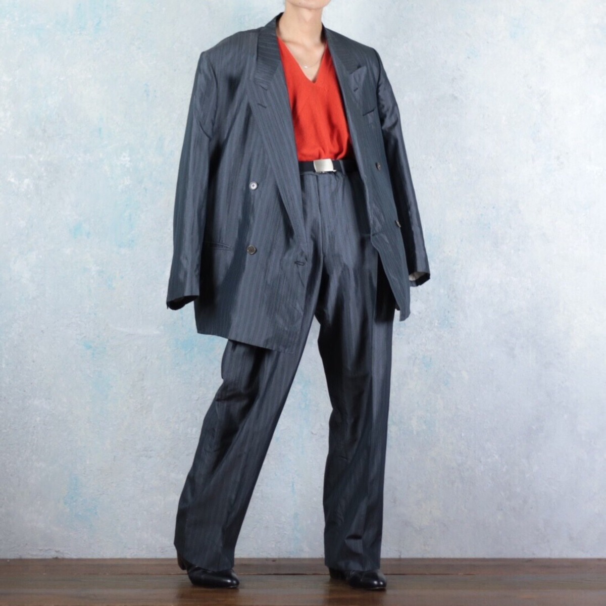 GIANFRANCO FERRE 2ピース セットアップ ダブルテーラードジャケット 