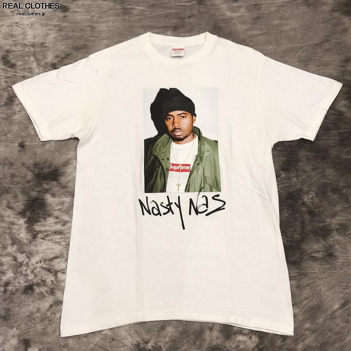 格安正規品 Supreme - シュプリーム 17AW Nas Tee ナズフォトプリントT