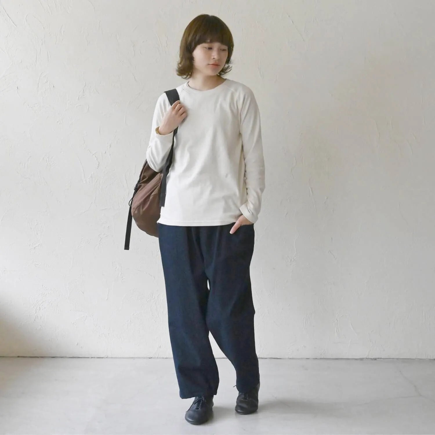 NEW*オーガニックコットン100%ロングスリーブシャツ 心地よい肌さわり フェアトレードシサム工房