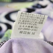 【美品 社交ダンス衣装】トップス レッスンウェア 練習着 SEKINE セキネ M 長袖 紫 黄緑 黒 ブラック パープル ライトグリーン