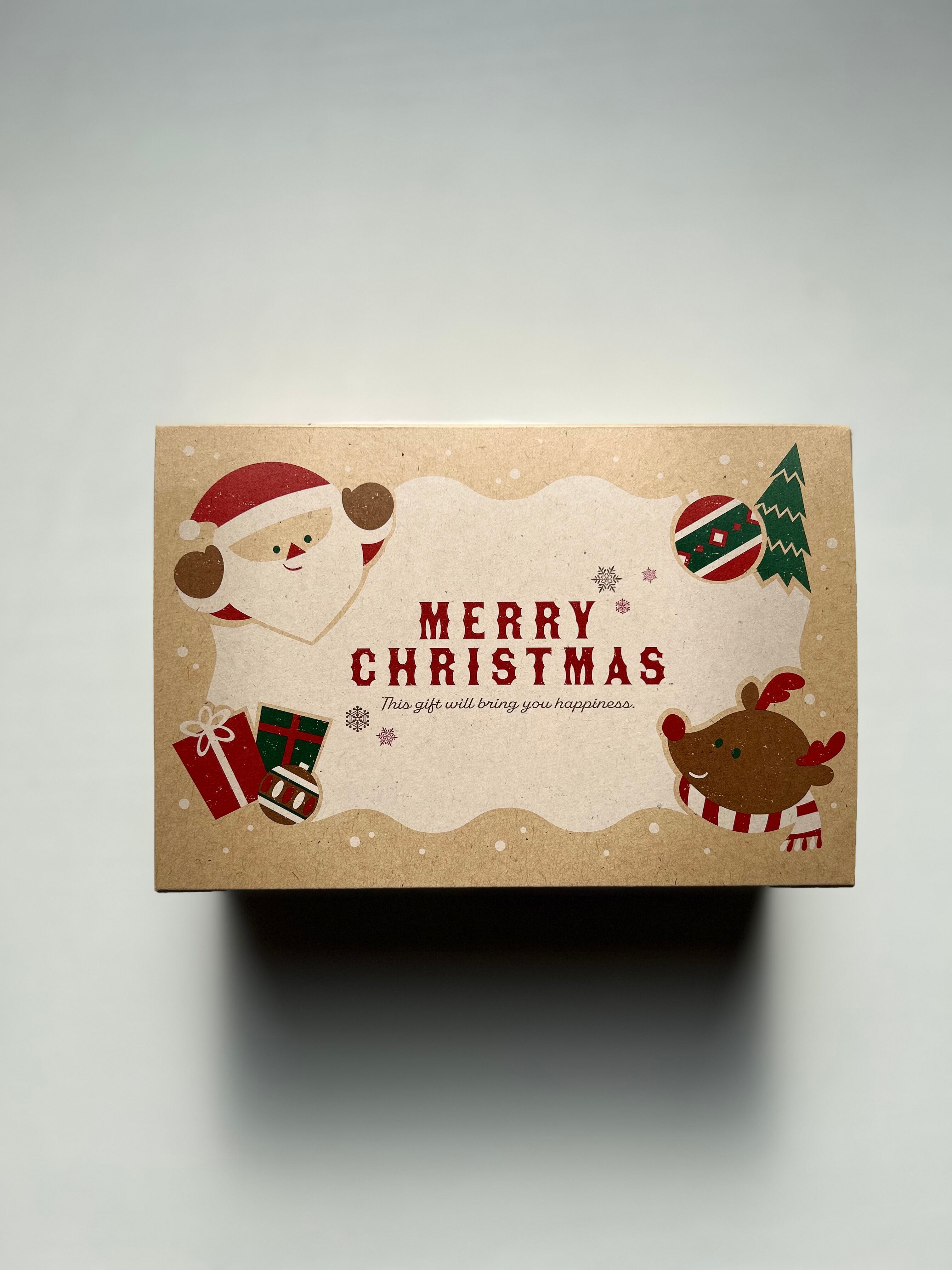 【期間限定】米粉フィナンシェ　クリスマスギフトセット　サンタボックス　10枚詰め合わせ