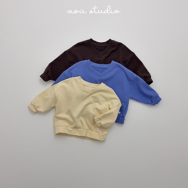 【取寄】aou|benny v-neck knit|ベニーVネックニット|XS-L|toddler|26 autumn
