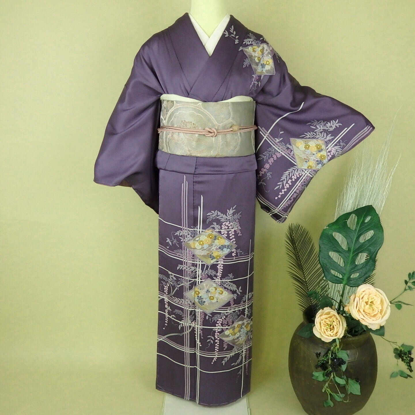 訪問着 袋帯セット 美品