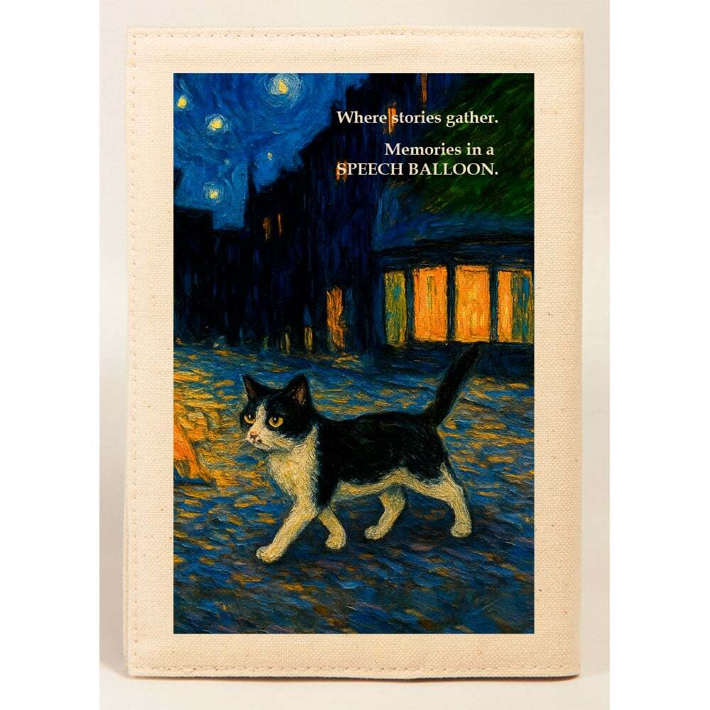 旅する猫たち｜名画ブックカバー｜選べるデザイン｜文庫サイズ