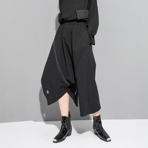 ステッチラインリングデザインドレープパンツ　D0216