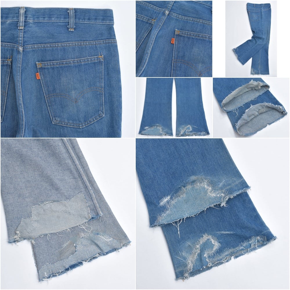 70s Levi's646-0197 リーバイス 刻印8 デニムフレアパンツ 70s Levi's646-0197 リーバイス 刻印8 デニムフレアパンツ
