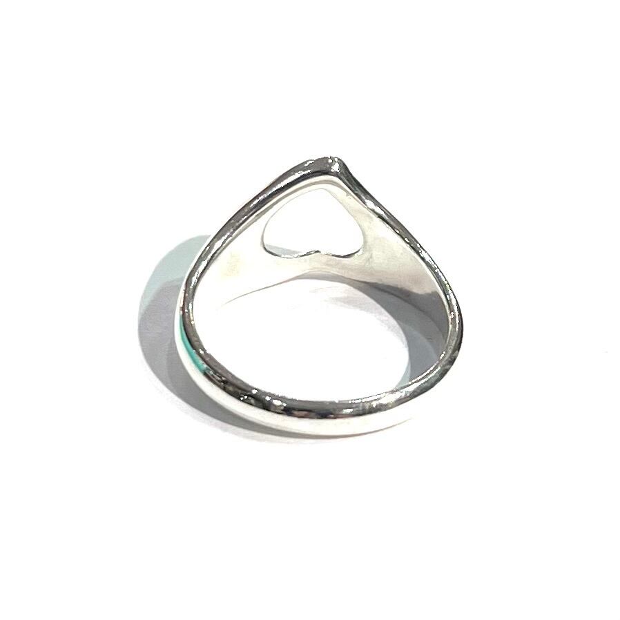 TIFFANY&CO】1968 オープンハートリング／8号／シルバー925／エルサ