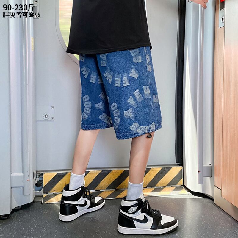 プリントショーツ サマーパンツ ルーズ 大きめサイズ 夏物 ビーチ ブルマー ヒップホッププラスサイズ73245847158