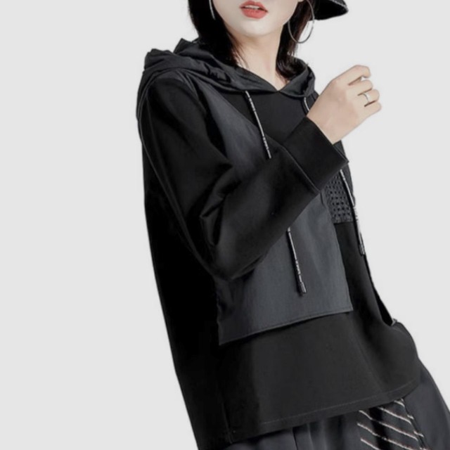 Switchable cloth design hoodie C0630