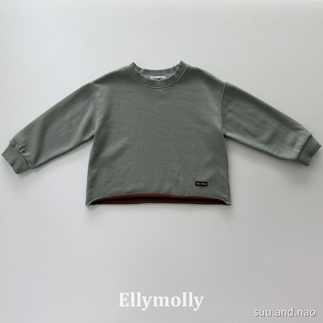 取寄：ELLYMOLLY ラフツートンダイイングスウェット/Jr※送料無料