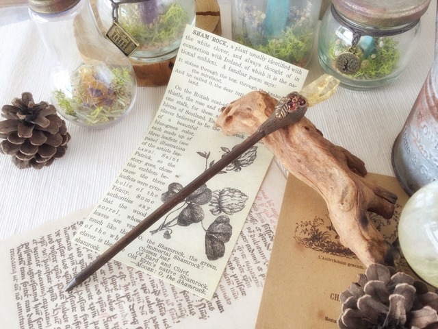 【ゴールデンカルサイトxガーネット】見習い魔法使いの杖