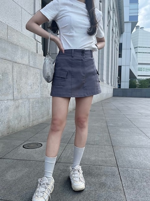 【more than cutie pie】cargo mini skrit