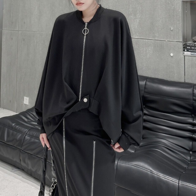 Baseball collar long sleeve jacket C0501
