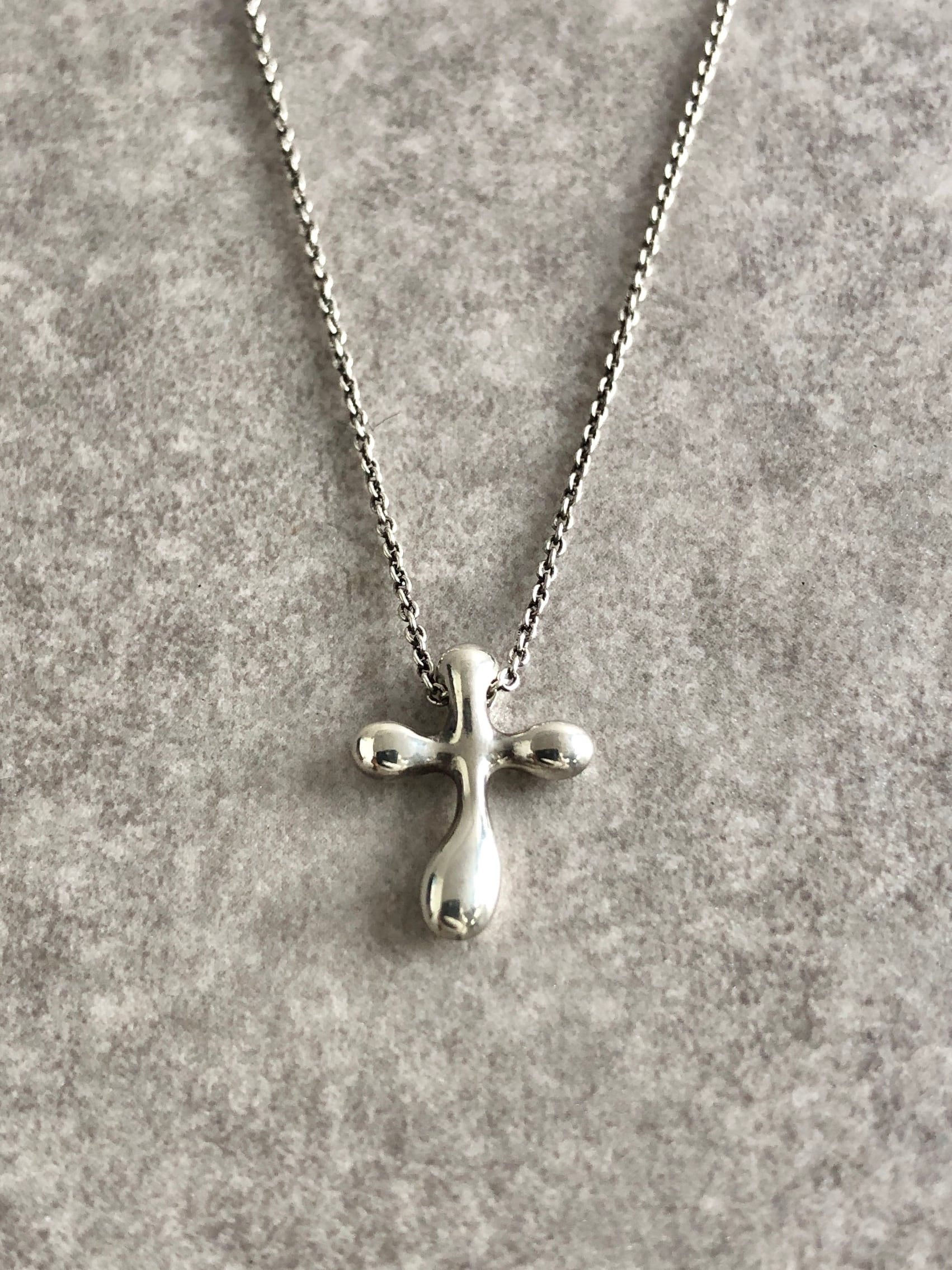 Tiffany & Co. ティファニー ネックレス シルバー クロス 925 vintage