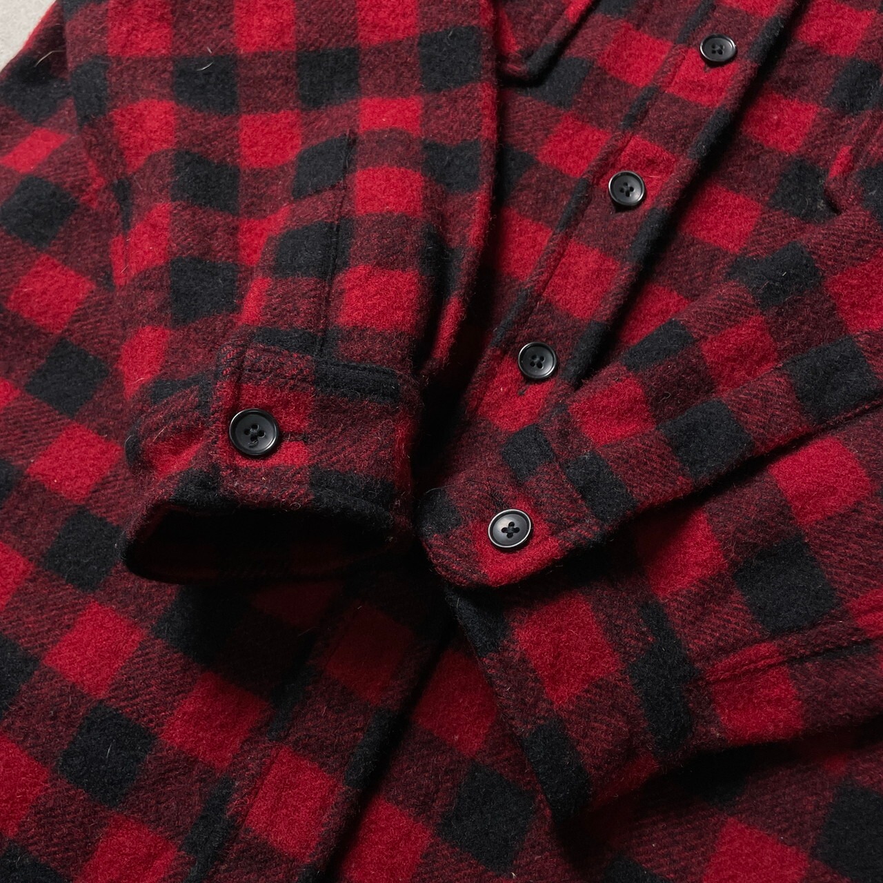 00年代 L.L.Bean エルエルビーン 長袖 バッファローチェック柄 ウール 
